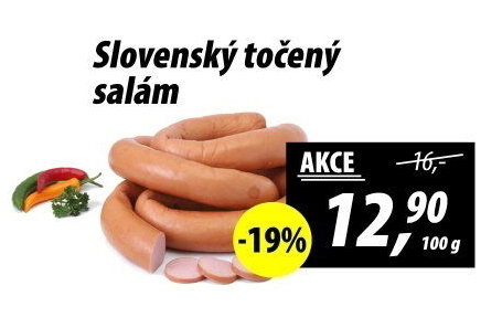 Salám slovenský točený