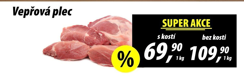 Vepřová plec s kostí