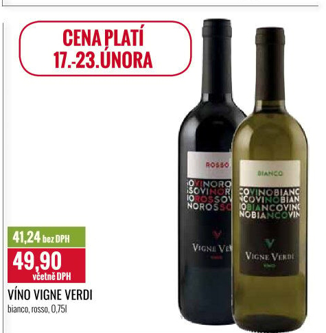 Víno Bianco Vigne Verdi