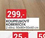 KOUPELNOVÝ KOBEREČEK 2 dílný, 50x80+50x60 cm