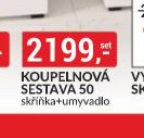 KOUPELNOVÁ SESTAVA 50 skříňka+umyvadlo