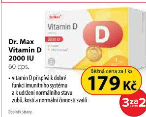 Doplněk stravy Vitamin D 2000 I.U. Dr.Max