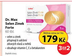 Dr. Max Selen Zinek Forte 60 tablet
