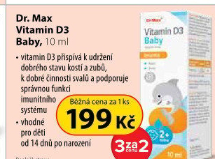 Dr. Max Vitamin D3 Kids 30 kapslí