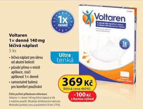 Náplasti léčivé Voltaren