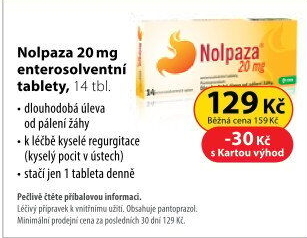 Nolpaza 20 mg 14 tablet