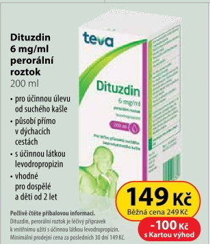 Roztok na suchý kašel Dituzdin