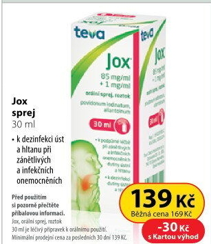 Sprej ústní Jox