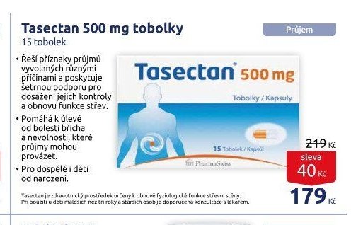 Tasectan 500 mg tobolky 15 tobolek