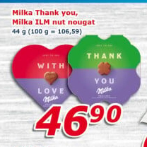 Bonboniéra Thank you Milka