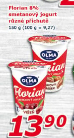 Jogurt smetanový Florian Olma