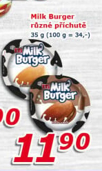 Mléčný řez Milk Burger Eti