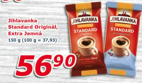 Mletá káva Standard Jihlavanka