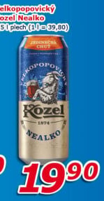 Nealkoholické pivo Velkopopovický Kozel