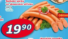 Párky spišské Váhala