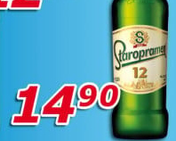 Pivo světlý ležák 12° Staropramen