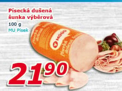 Šunka dušená písecká výběrová Maso uzeniny Písek