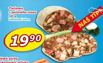Tlačenka z pečeného masa Uzenářství Vávra