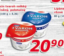 Tvaroh měkký Kapucín Bohušovická mlékárna