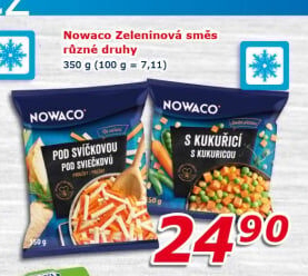 Zeleninová směs mražená Nowaco
