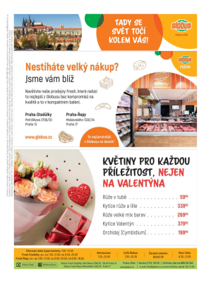 akční leták Globus 5.2.2025-11.2.2025