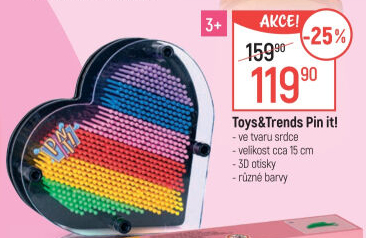 3 D otišky Pin It! Toys&