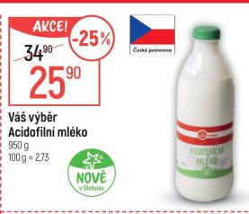 Acidofilní mléko Váš Výběr