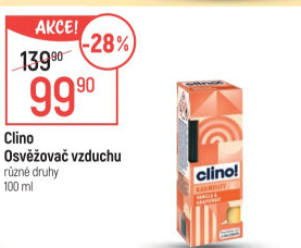 Osvěžovač vzduchu Clino!