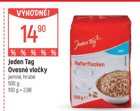 Ovesné vločky Jeden Tag