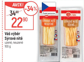 Sýrové nitě Váš výběr