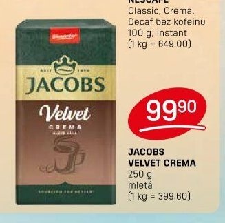 JACOBS VELVET CREMA