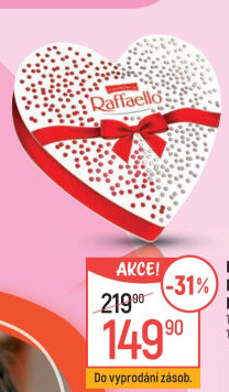 Bonboniéra srdce Raffaello Ferrero