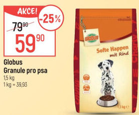 Granule pro psy Globus