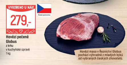 Hovězí pečeně z krku Globus