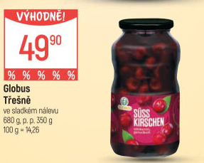 Kompot třešně Globus