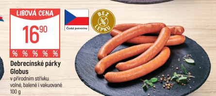Párky debrecínské Globus
