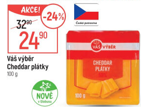 Sýr Cheddar Váš Výběr
