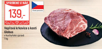 Vepřová krkovice s kostí Globus