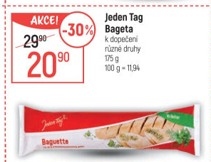 Bageta s máslem k dopečení Jeden Tag