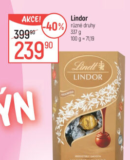 Bonboniéra Pralinky Lindor Lindt