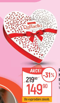 Bonboniéra srdce Raffaello Ferrero