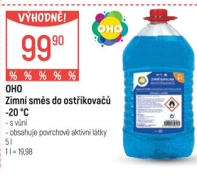Směs do ostřikovačů zimní OHO