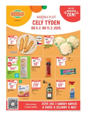 akční leták Globus 5.2.2025-11.2.2025