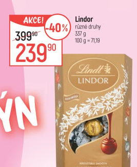 Bonboniéra Pralinky Lindor Lindt