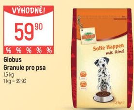 Granule pro psy Globus