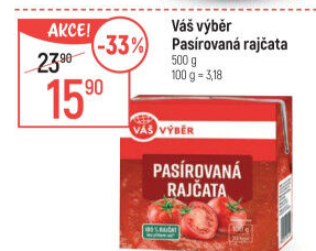 Pasírovaná rajčata Váš Výběr