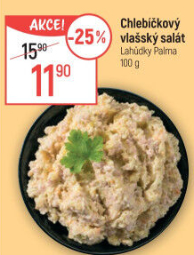 Salát vlašský chlebíčkový