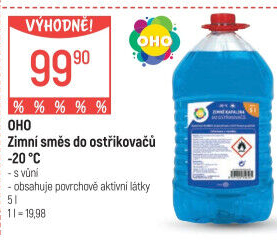 Směs do ostřikovačů zimní OHO