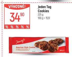 Sušenky Cookies Jeden Tag