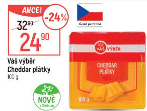 Sýr Cheddar Váš Výběr